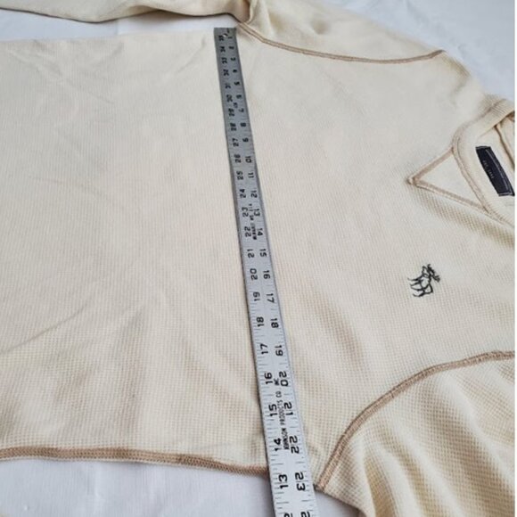 VTG Y2K Abercrombie Cream Thermal Top Sz XL A&F Twilight Bella Swan Fairy Grunge - Picture 5 of 9